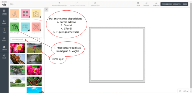 tool creazione adesivi